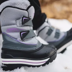 Alruba - Bottes d'hiver Chlorophylle pour petits enfants