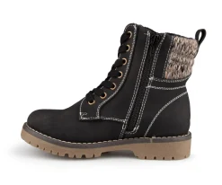 Amaterasu - Bottes d'automne noires Alberto pour filles