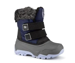 Angilaaq - Bottes d'hiver Blue Rocky pour petites filles