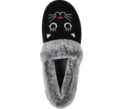Bobs too cozy - Pantoufles visage de chat Skechers pour femmes