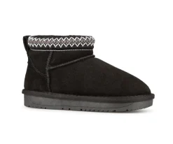 Bottes de neige basses en suède Alberto pour filles - SQUAD