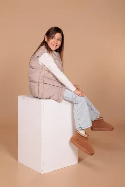 Bottes de neige basses en suède Alberto pour filles - SQUAD