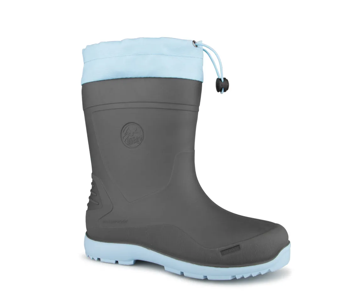 Bottes de pluie avec collet Blue Rocky pour enfants - Fraser