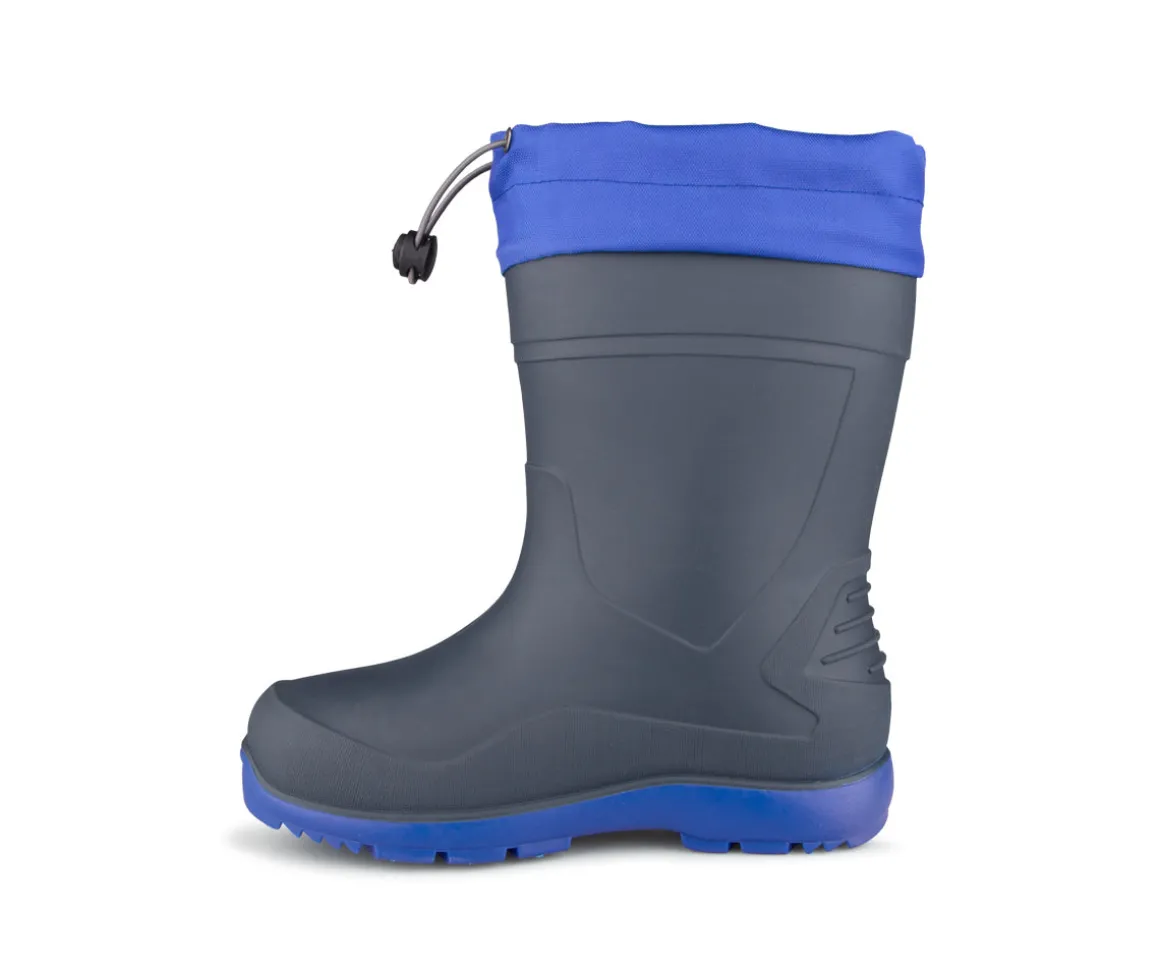 Bottes de pluie avec collet Blue Rocky pour enfants - Fraser