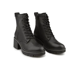 Bottillons à talon bloc Alberto pour femmes - WOIXIE