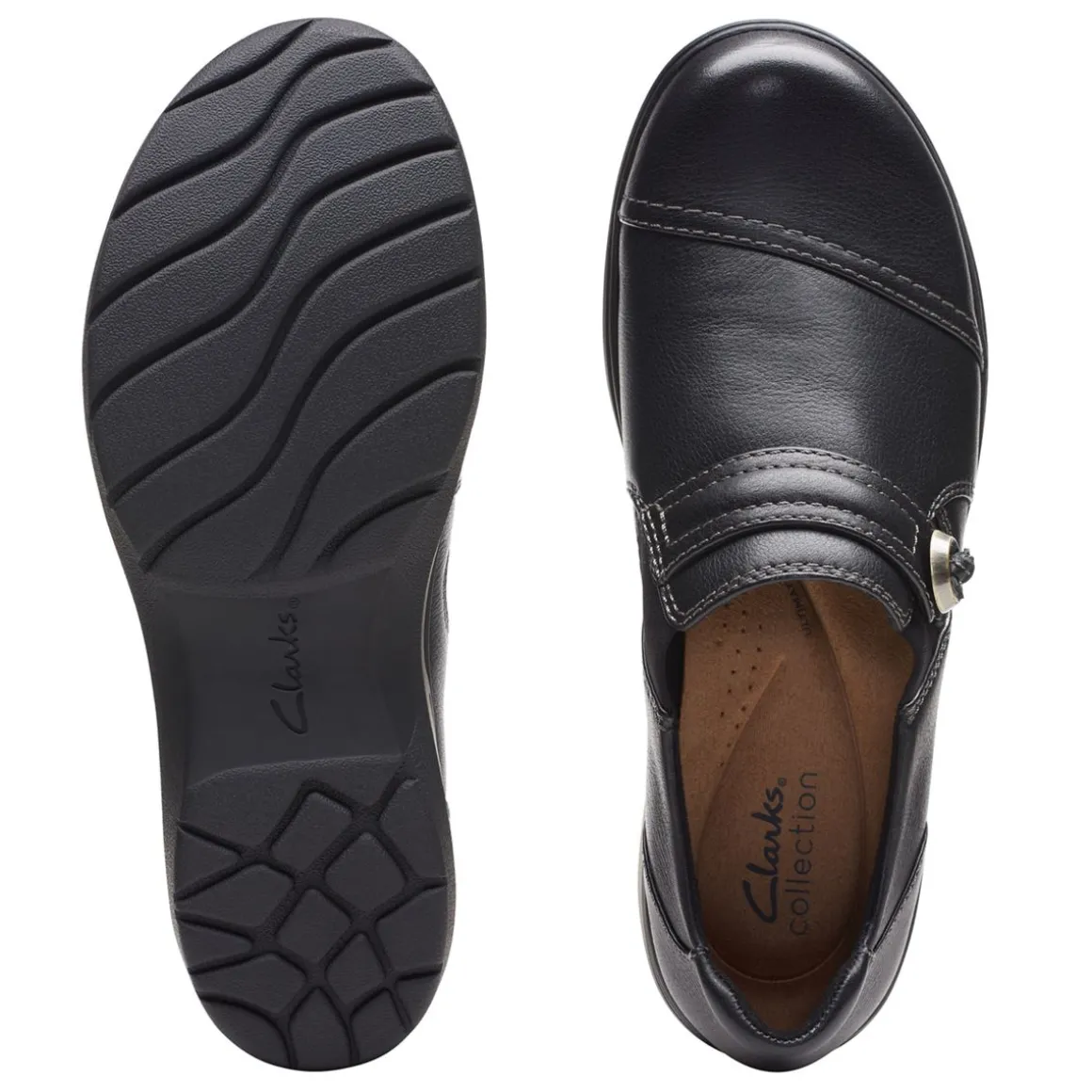 Chaussures en cuir Clarks pour femmes - Carleigh pearl