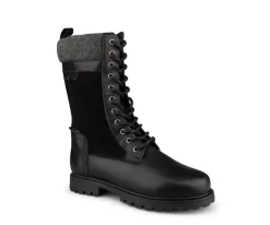 CIDER - Bottes d'hiver lacées et crampons Manathan pour femmes