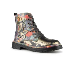 DANICKA - Bottillons courts à talon plat Laura Vita pour femmes