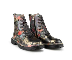 DANICKA - Bottillons courts à talon plat Laura Vita pour femmes