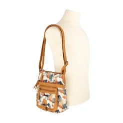 Dracaena - Sac à main fleuri Alberto pour femmes
