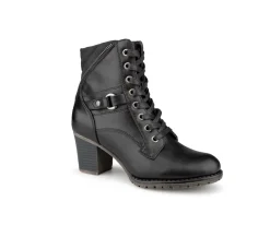 FIDJI -  Bottillons courts à talon carré Alberto pour femmes