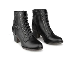 FIDJI -  Bottillons courts à talon carré Alberto pour femmes