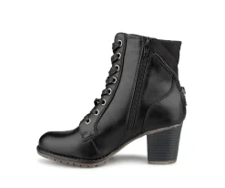 FIDJI -  Bottillons courts à talon carré Alberto pour femmes