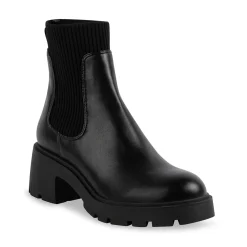 Halona - Bottillons noirs élégants Steve Madden pour femmes