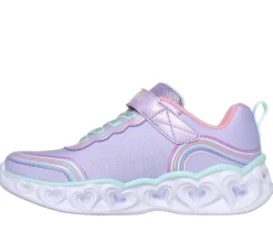 Heart light - Chaussures lumineuses Skechers pour petites filles