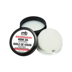 Huile de vison en pot - Revitalise et protège les cuirs