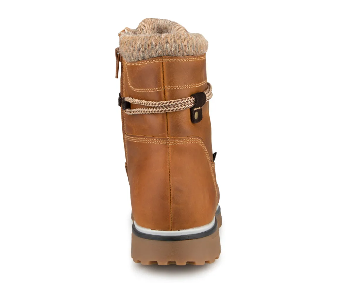 HYSOPE - Bottillons d'hiver lacés et crampons Manathan femmes