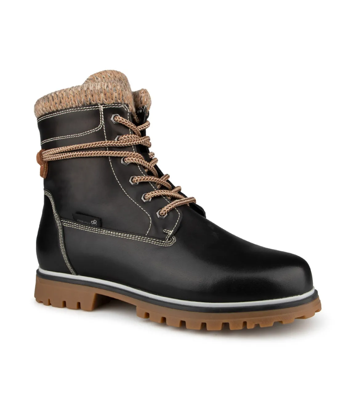 HYSOPE - Bottillons d'hiver lacés et crampons Manathan femmes