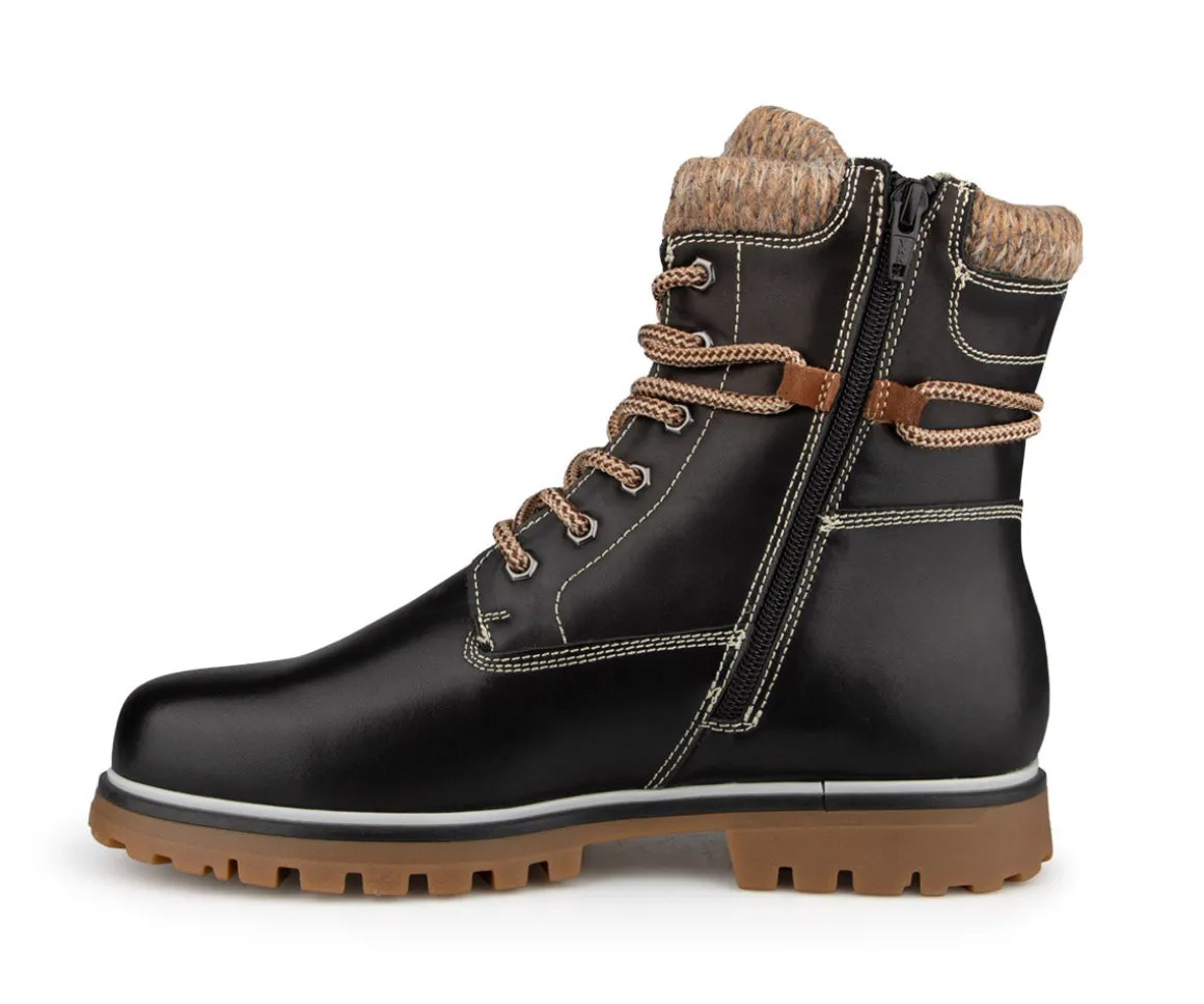 HYSOPE - Bottillons d'hiver lacés et crampons Manathan femmes