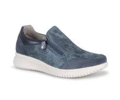 Kayla zip slip on - Flâneurs en cuir Imac pour femmes