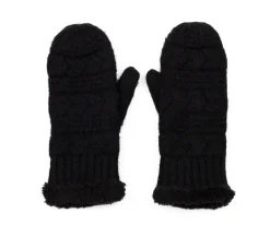 Koya - Mitaines noires Alberto pour femmes