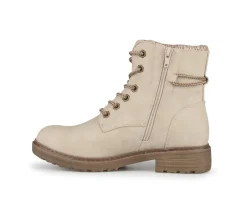 LAZALEEE - Bottes courtes à talon plat Alberto pour femmes