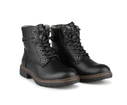 LAZALEEE - Bottes courtes à talon plat Alberto pour femmes