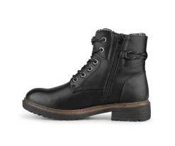 LAZALEEE - Bottes courtes à talon plat Alberto pour femmes