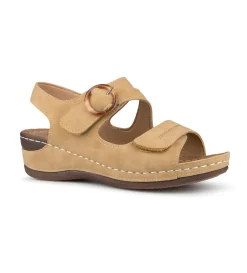 Longane - Sandales à talon compensé pour femmes