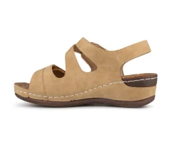 Longane - Sandales à talon compensé pour femmes