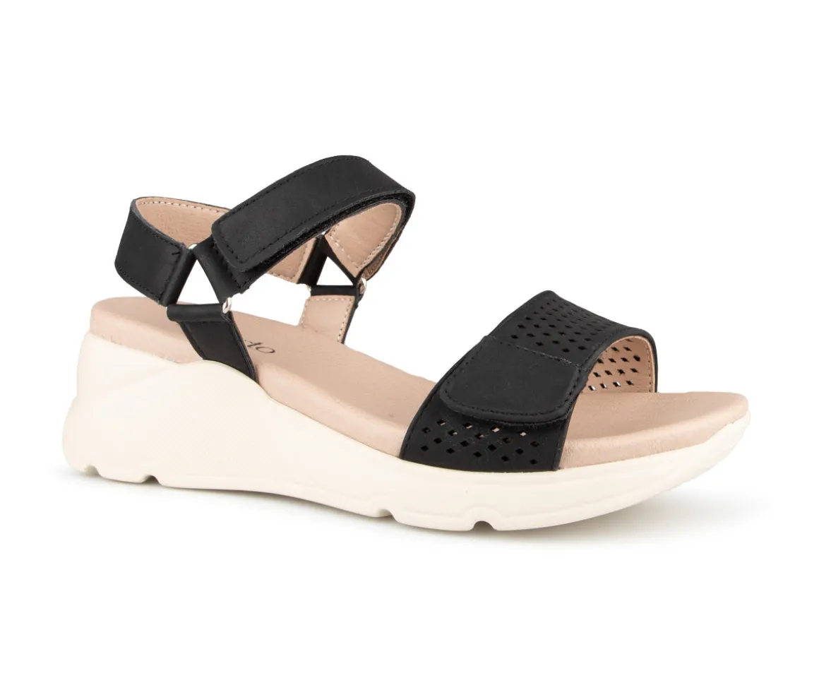 Macadamia - Sandales à talon compensé Alberto pour femmes