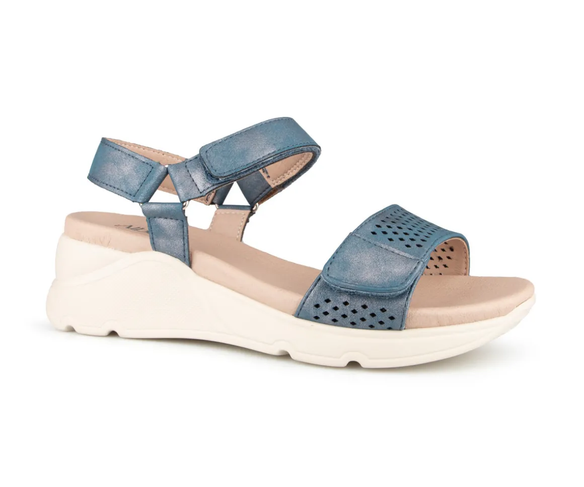 Macadamia - Sandales à talon compensé Alberto pour femmes