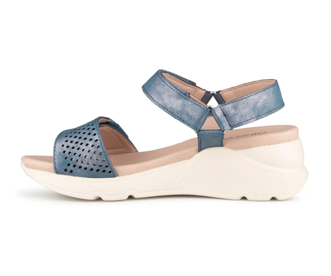 Macadamia - Sandales à talon compensé Alberto pour femmes