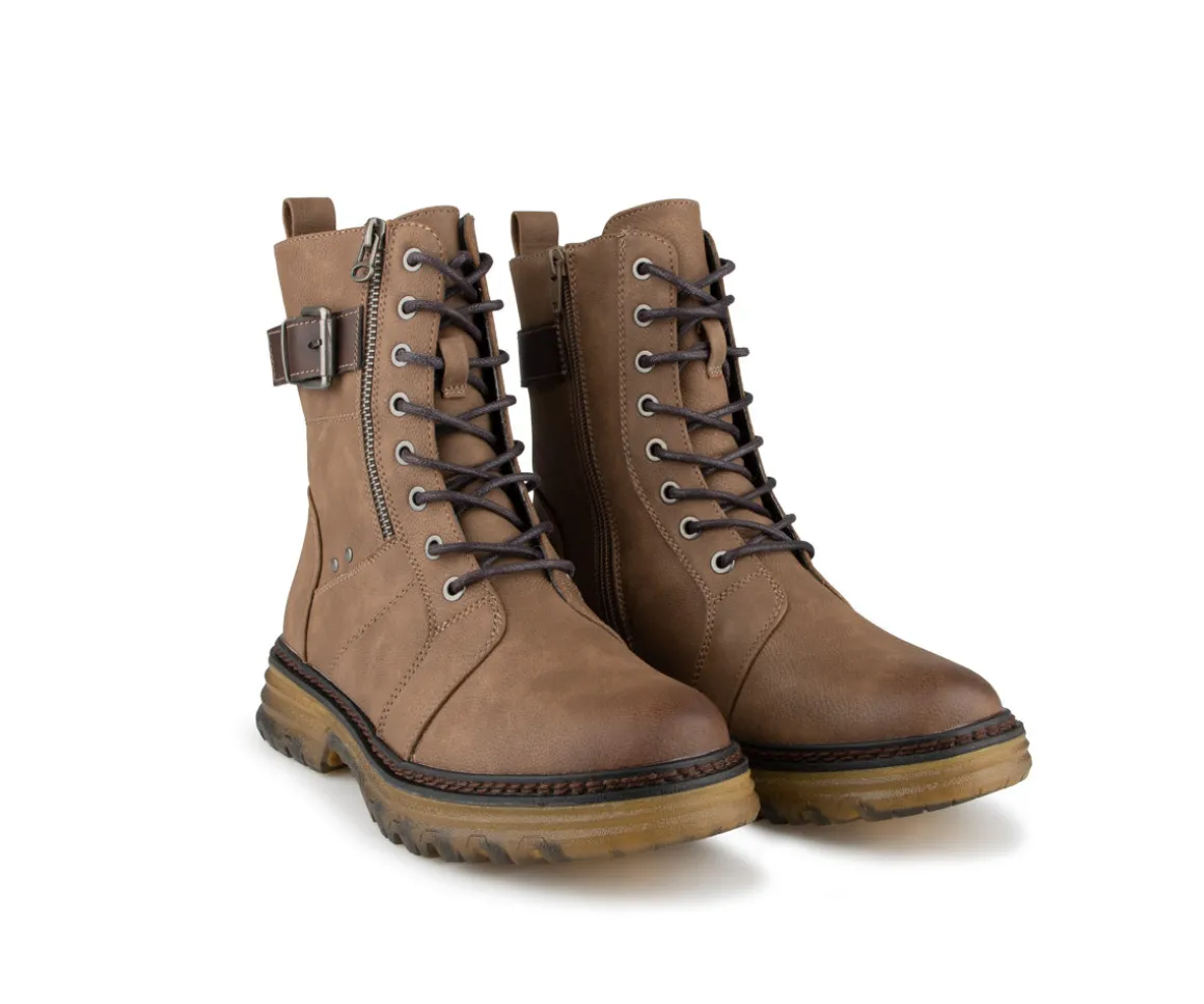 MADAGASCAR - Bottillons à talon plat Alberto pour femmes