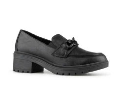 MAUDELINE - Flâneurs à carré haut Manathan pour femmes