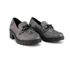 MAUDELINE - Flâneurs à carré haut Manathan pour femmes