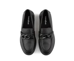 MAUDELINE - Flâneurs à carré haut Manathan pour femmes