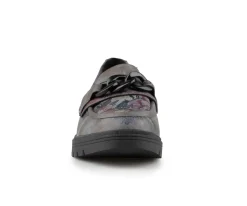 MAUDELINE - Flâneurs à carré haut Manathan pour femmes