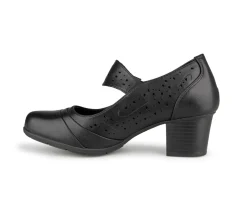 Myna - Chaussures noires à talon Ultime Confort pour femmes