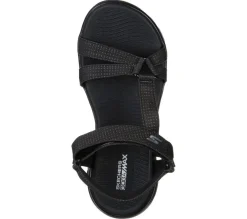 On the go 600 - Sandales sportive noires Skechers pour femmes