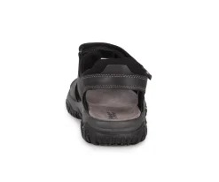 Pacific twin velcro - Sandales sports en cuir Imac pour hommes