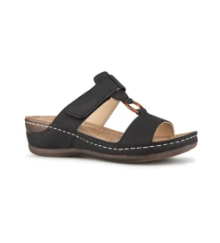 Pavoreal - Mules noires Ultime Confort pour femmes