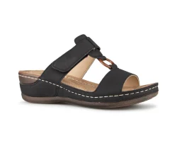 Pavoreal - Mules noires Ultime Confort pour femmes