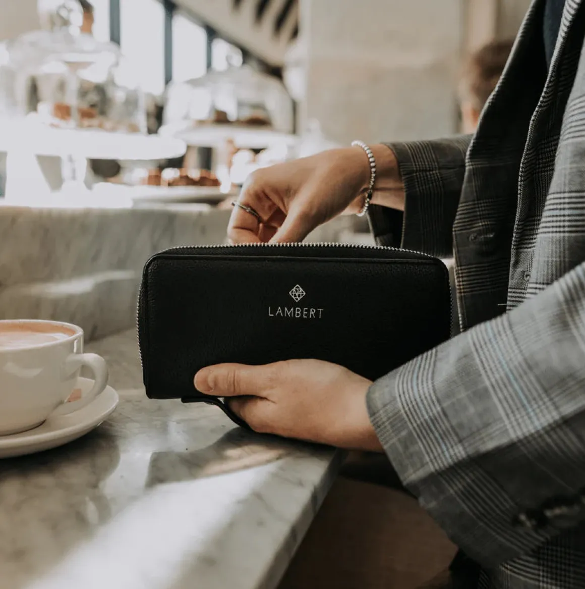 Portefeuille en cuir Lambert pour femmes - MELI