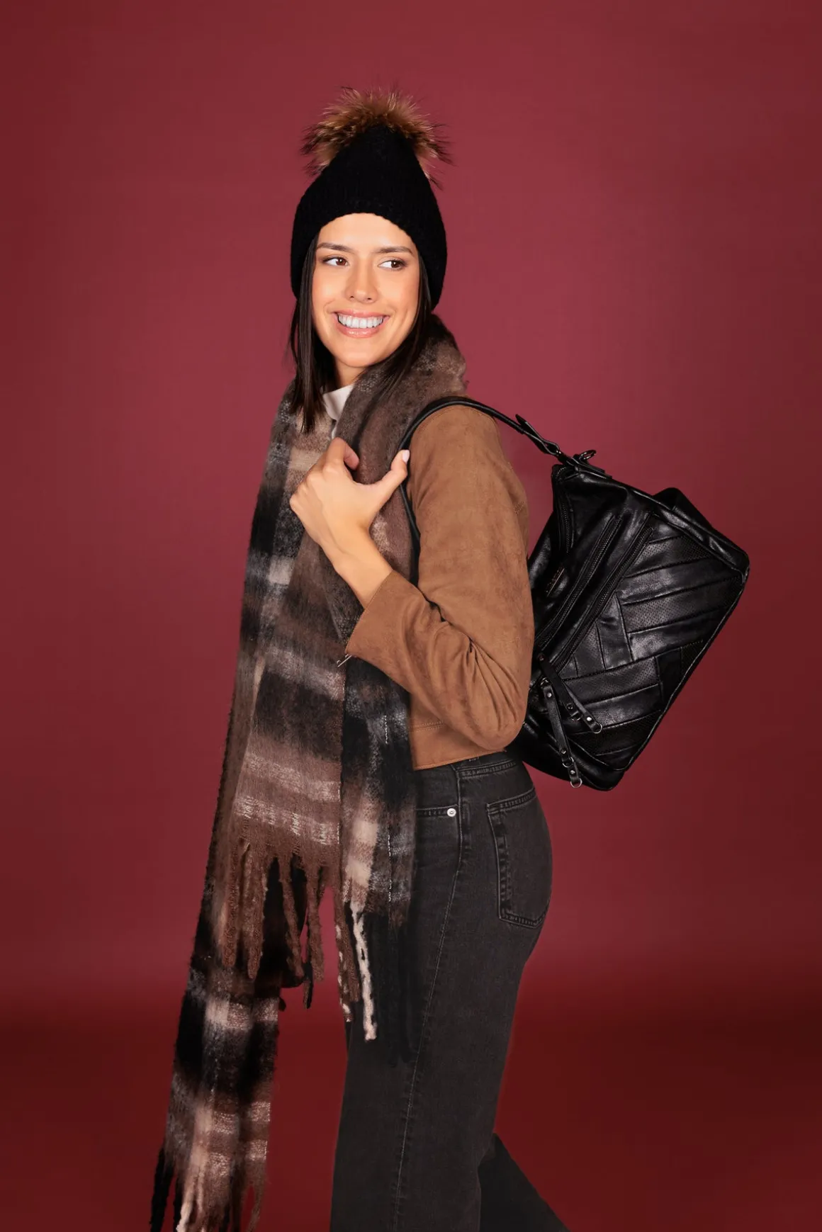 Sac à main hobo Alberto pour femmes - MILKYWAY