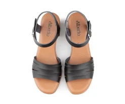 Sandales à bride velcro Alberto pour femmes - MAREEBA