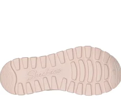 Sandales à talon compensé Skechers pour femmes - Foamies arch fit footsteps