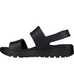 Sandales à talon compensé Skechers pour femmes - Foamies arch fit footsteps