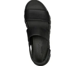 Sandales à talon compensé Skechers pour femmes - Foamies arch fit footsteps