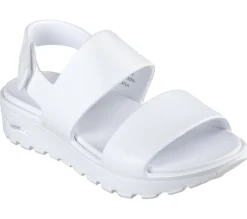 Sandales à talon compensé Skechers pour femmes - Foamies arch fit footsteps